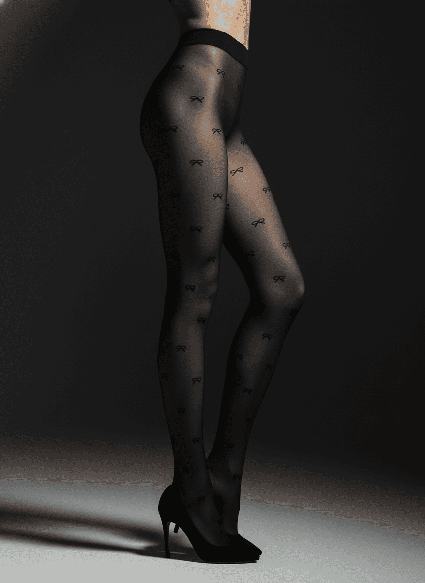 Κολάν-Καλσόν με μαύρους φιόγκους