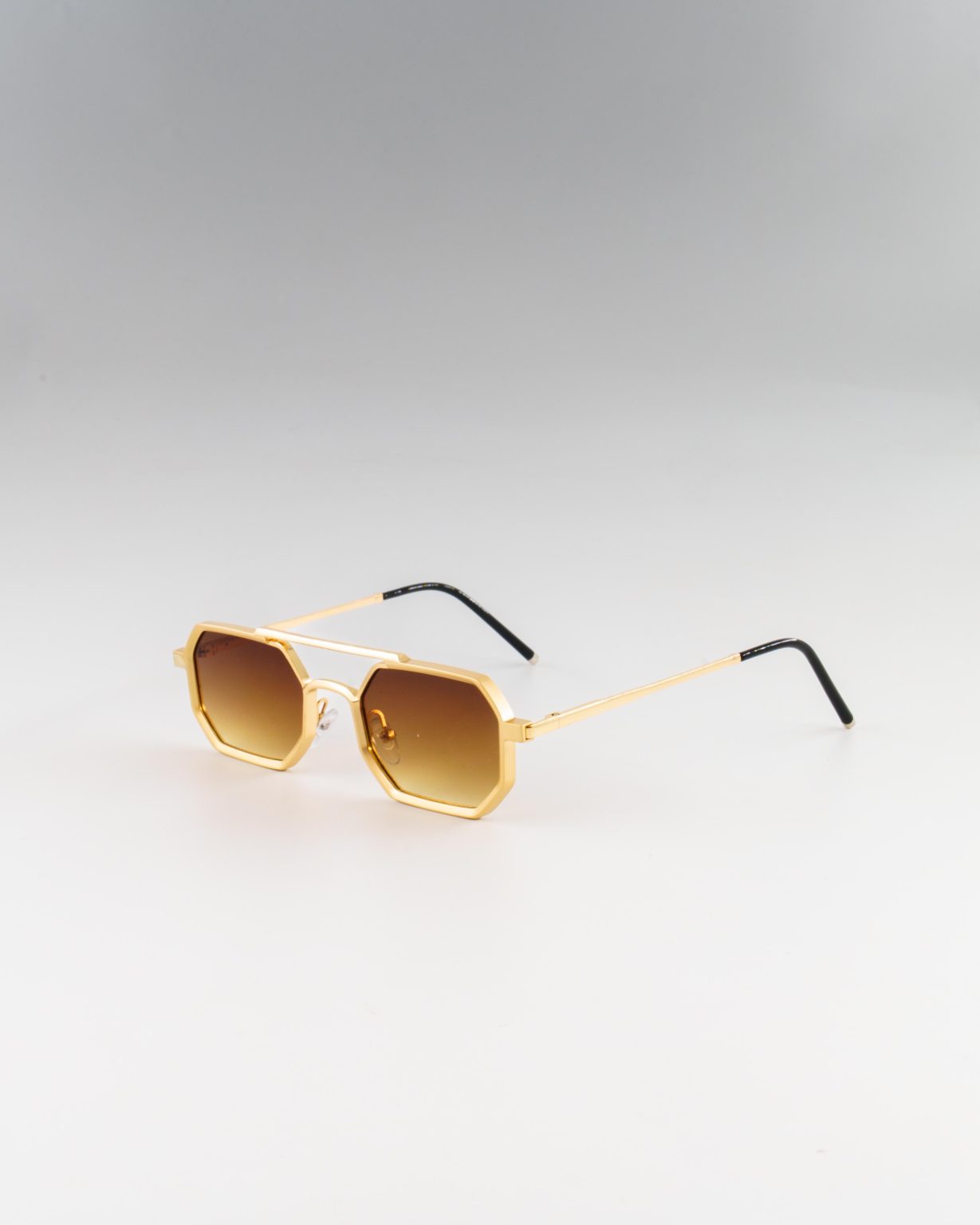 Cecilia Χρυσά Καφέ Γυαλιά Ηλίου