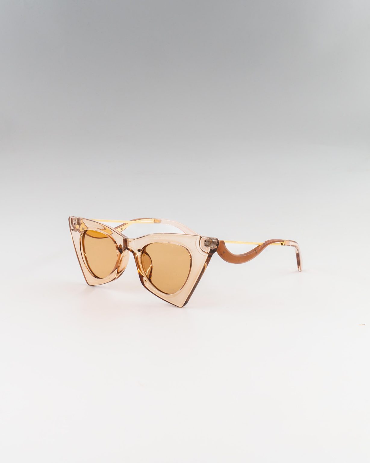 Kiera Εκρού Διάφανο Γυαλιά Ηλίου