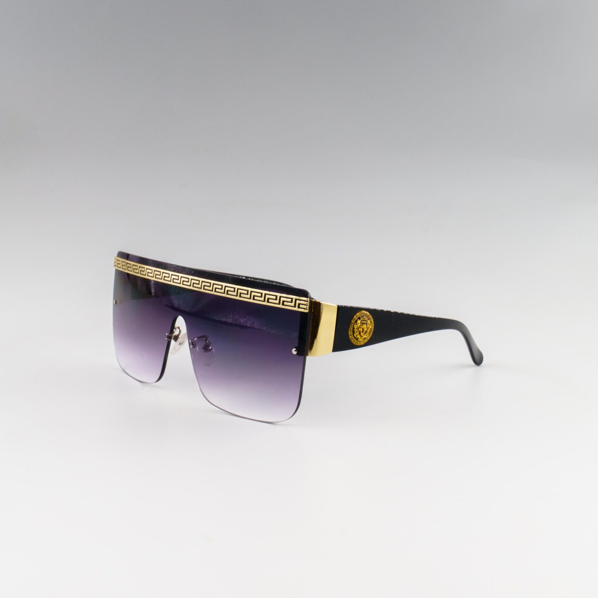 Lil Μωβ Μαύρο Γυαλιά Ηλίου