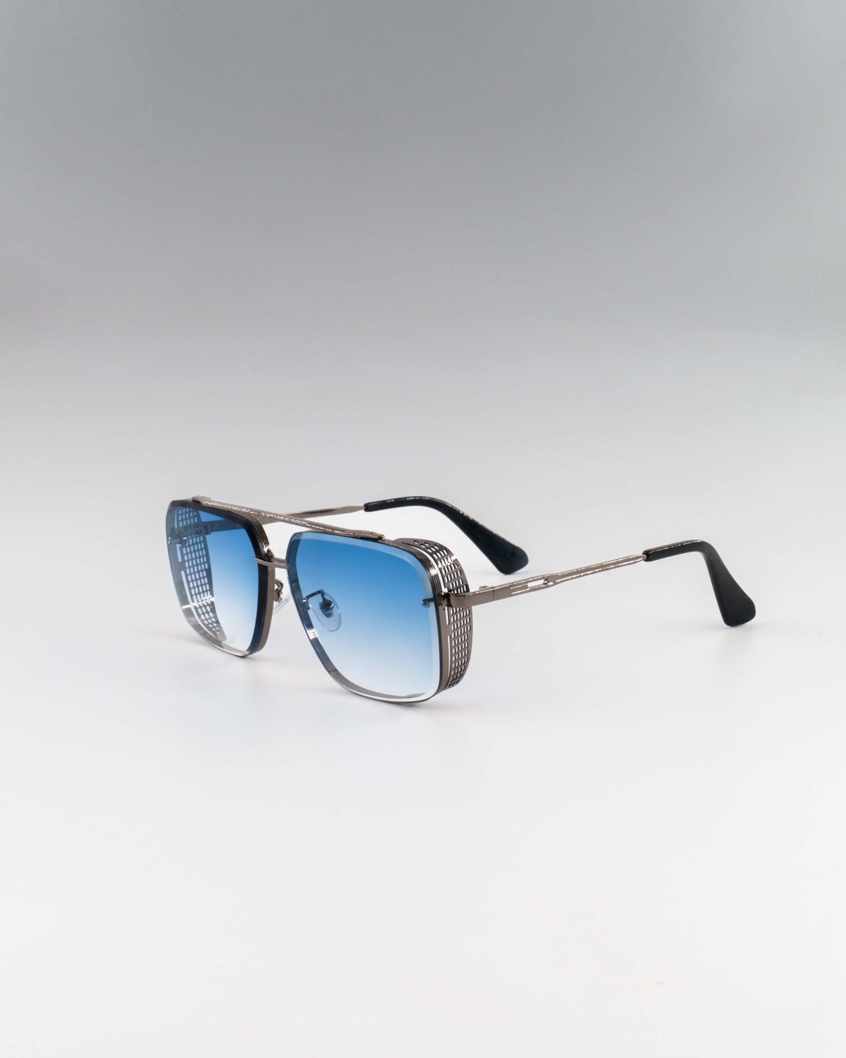 Jemima Ασημί Μπλε Γυαλιά Ηλίου