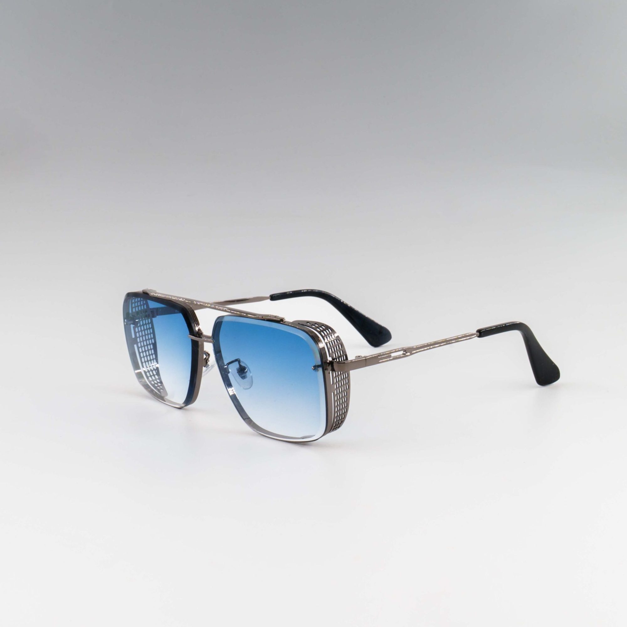 Jemima Ασημί Μπλε Γυαλιά Ηλίου