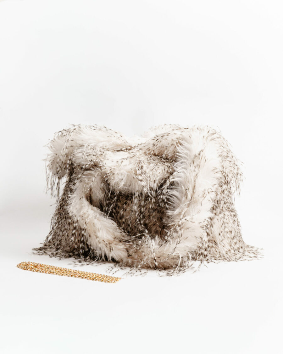 Giorgia Μπεζ Καφέ Τσάντα