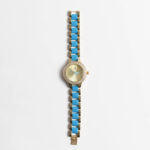 Brielle Γαλάζιο - Χρυσό Ρολόι