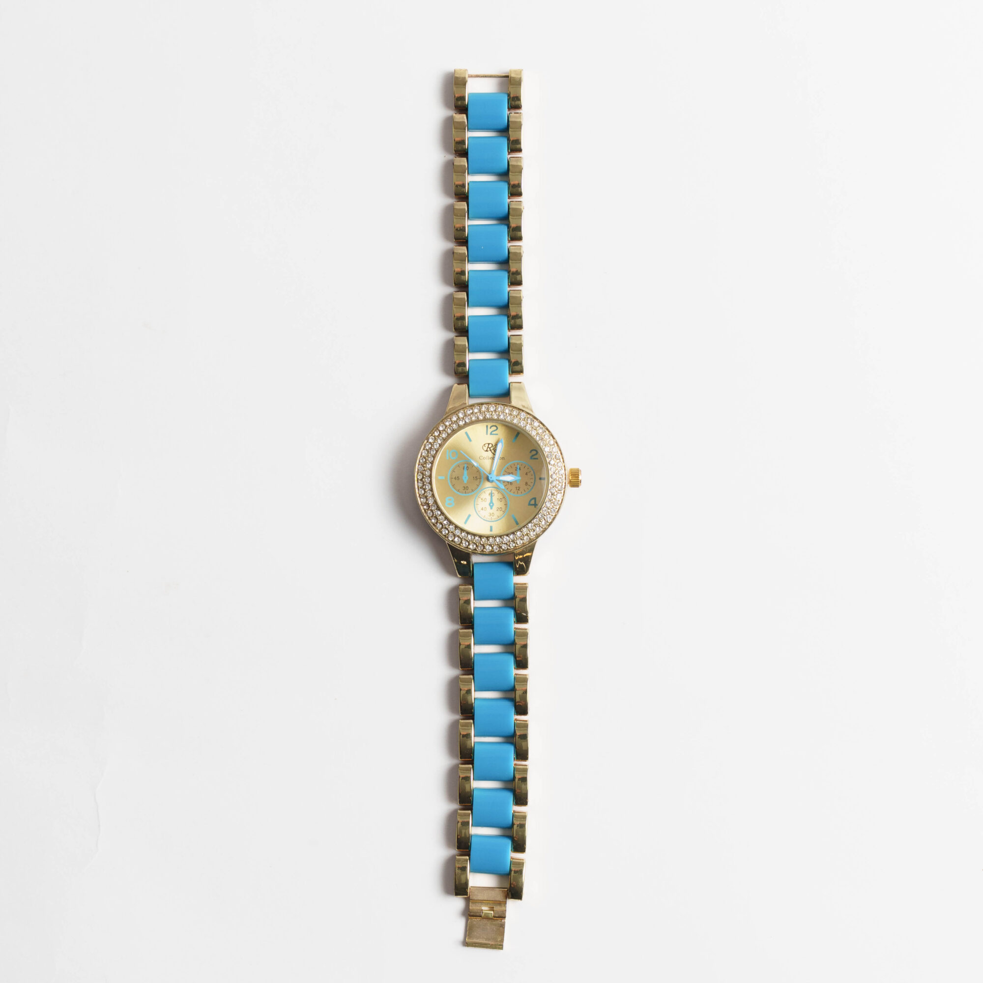 Brielle Γαλάζιο - Χρυσό Ρολόι