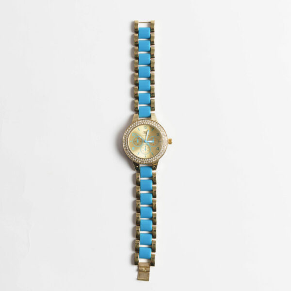 Brielle Γαλάζιο - Χρυσό Ρολόι