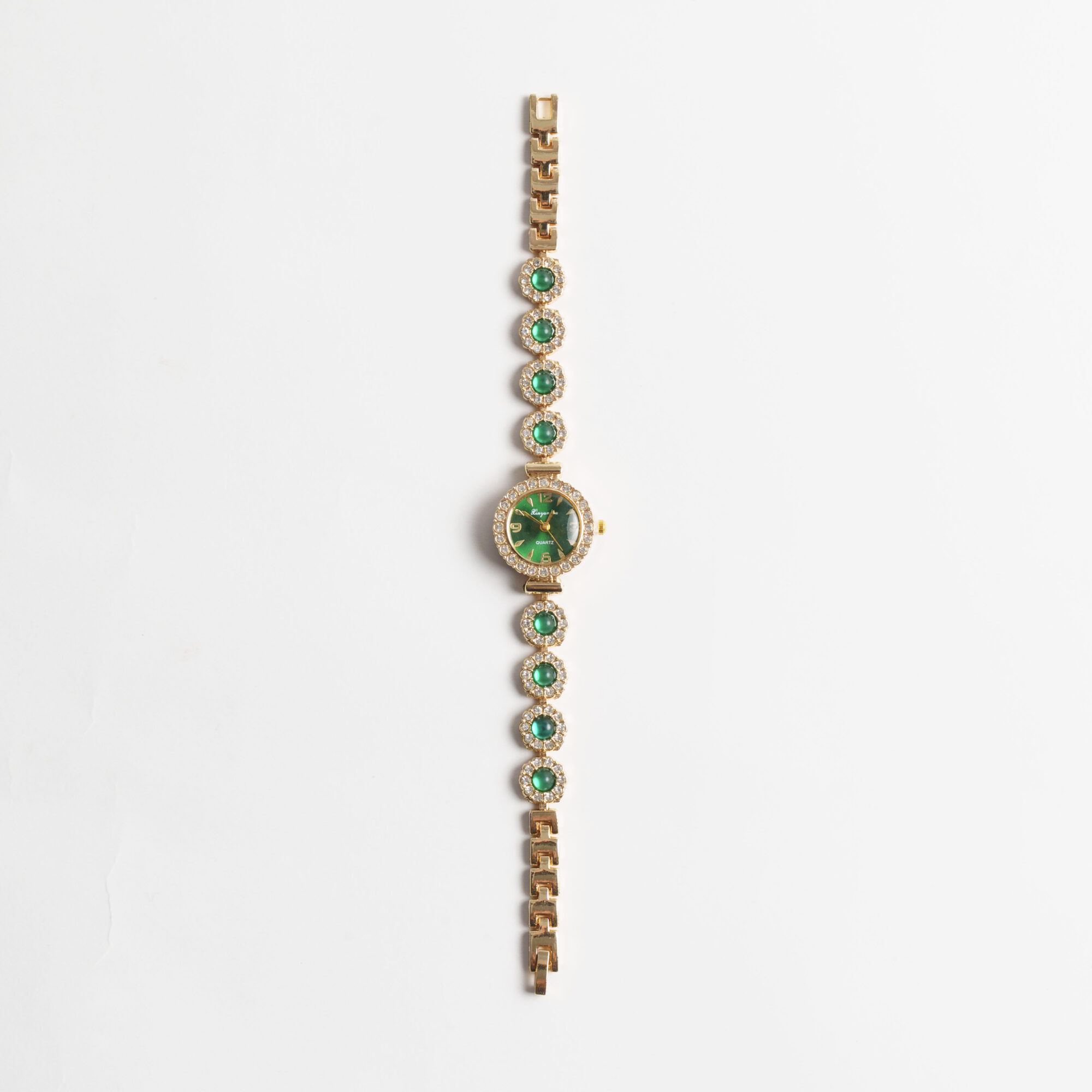 Sage Χρυσό Ρολόι με πέτρες