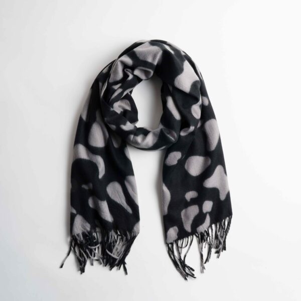 Melia Γκρι Μαύρη Εσάρπα