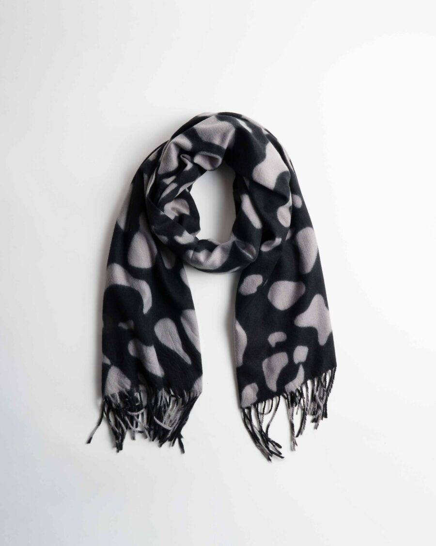 Melia Γκρι Μαύρη Εσάρπα