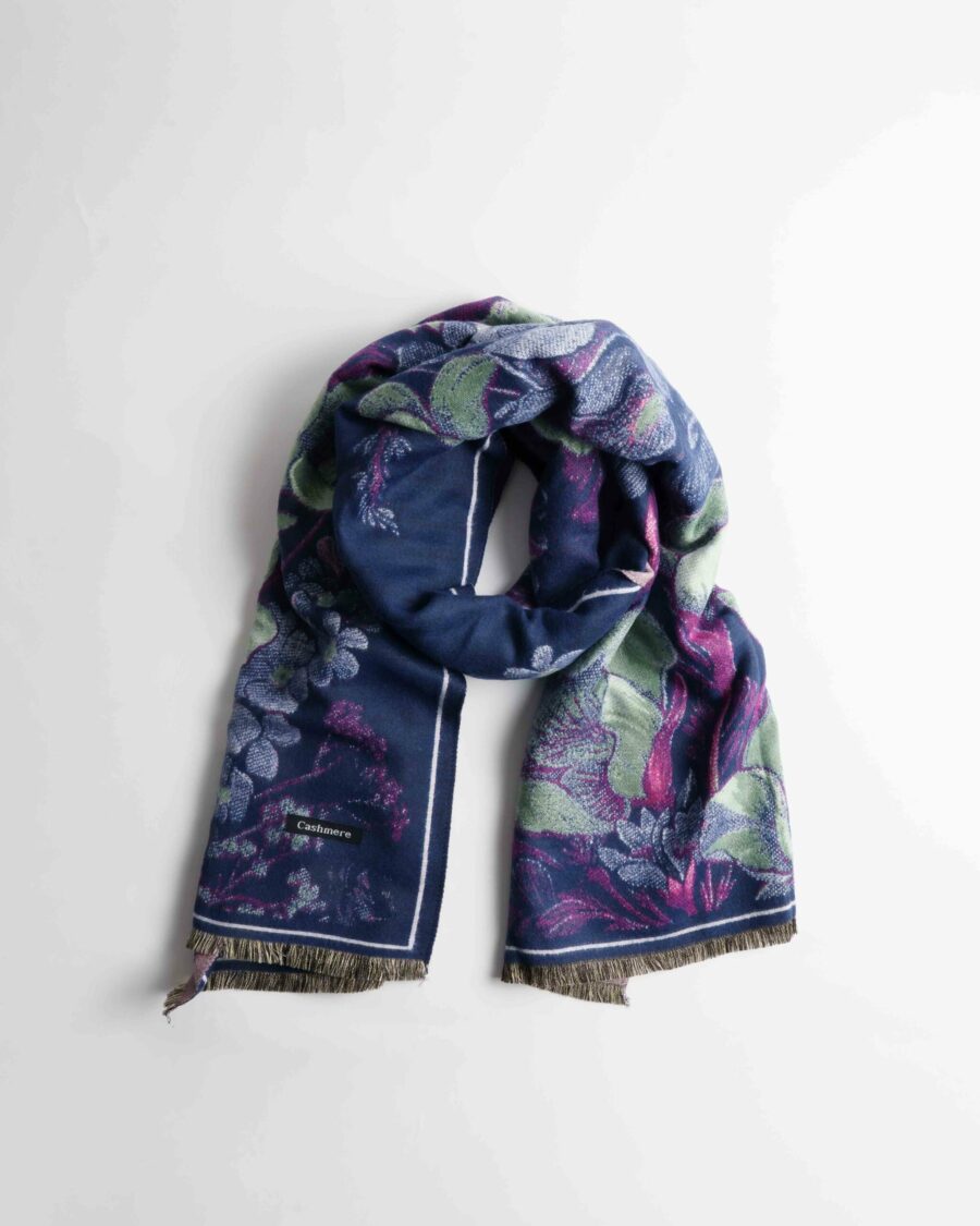 Tilly Μπλε Μωβ Εσάρπα