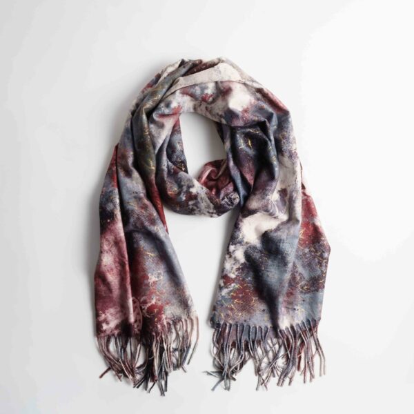 Alysia Γκρι Κεραμιδί Εσάρπα