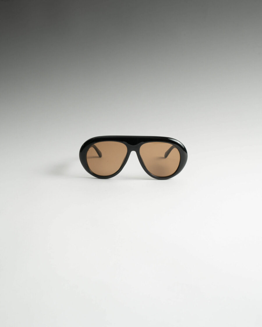 Lilian Καφέ - Μαύρα Γυαλιά Ηλίου