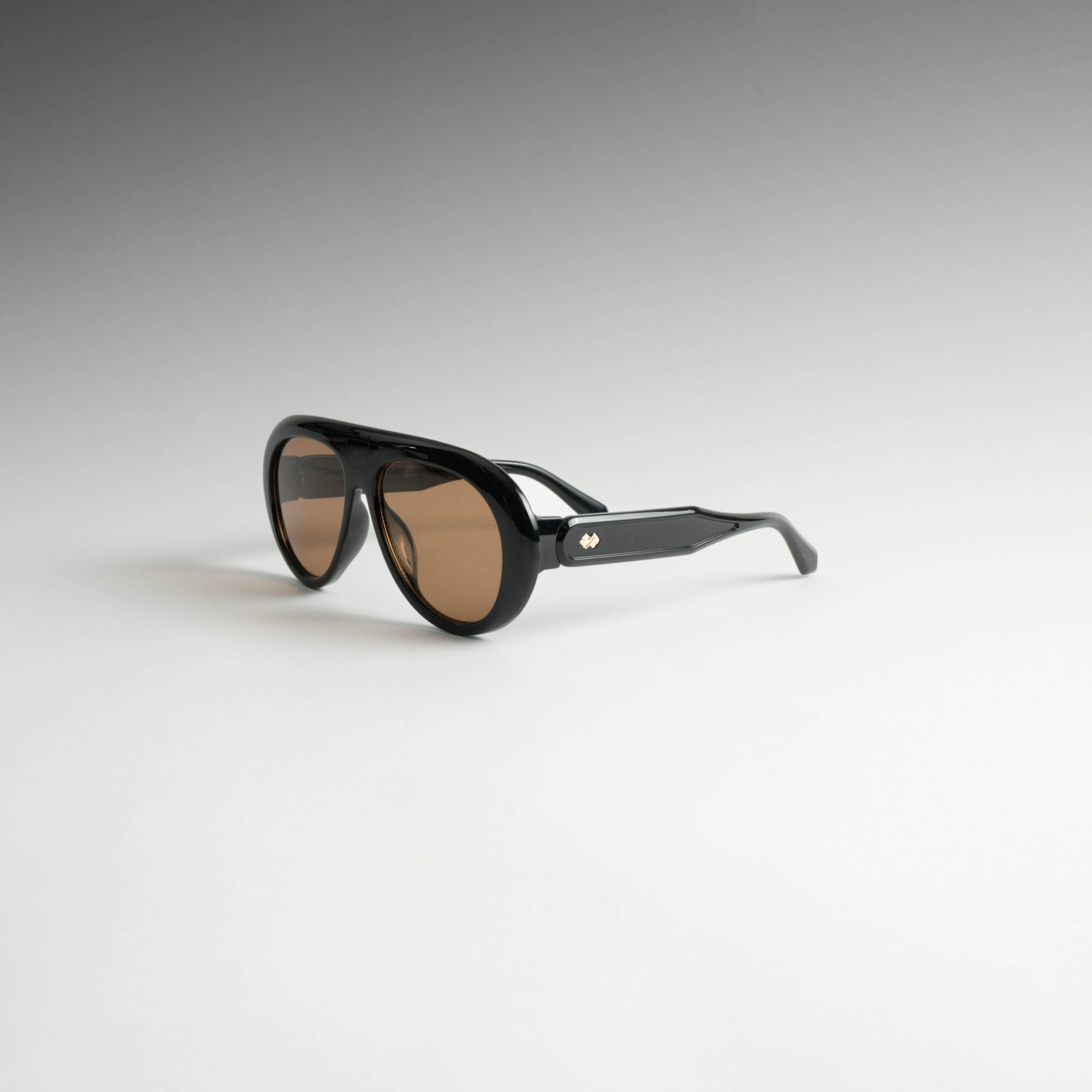 Lilian Καφέ - Μαύρα Γυαλιά Ηλίου