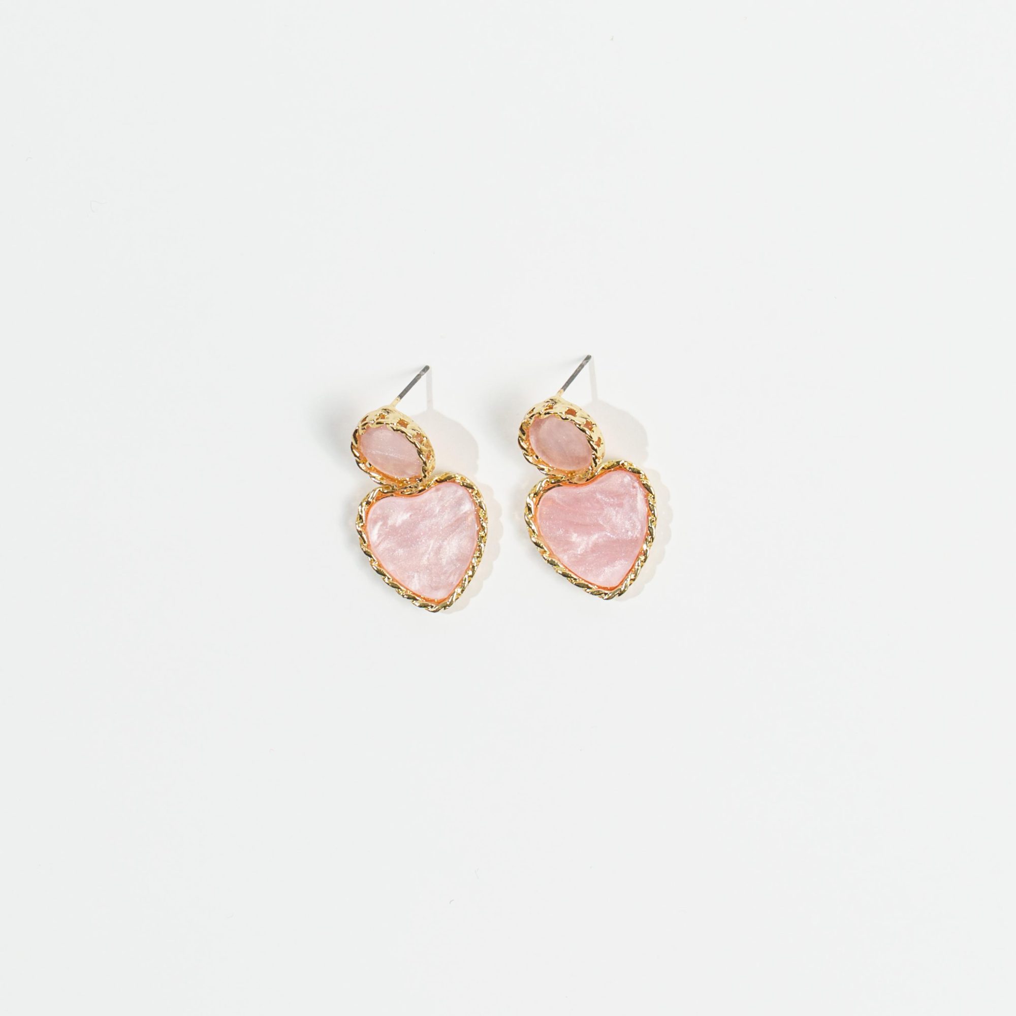 Jaylyn Ροζ Σκουλαρίκια