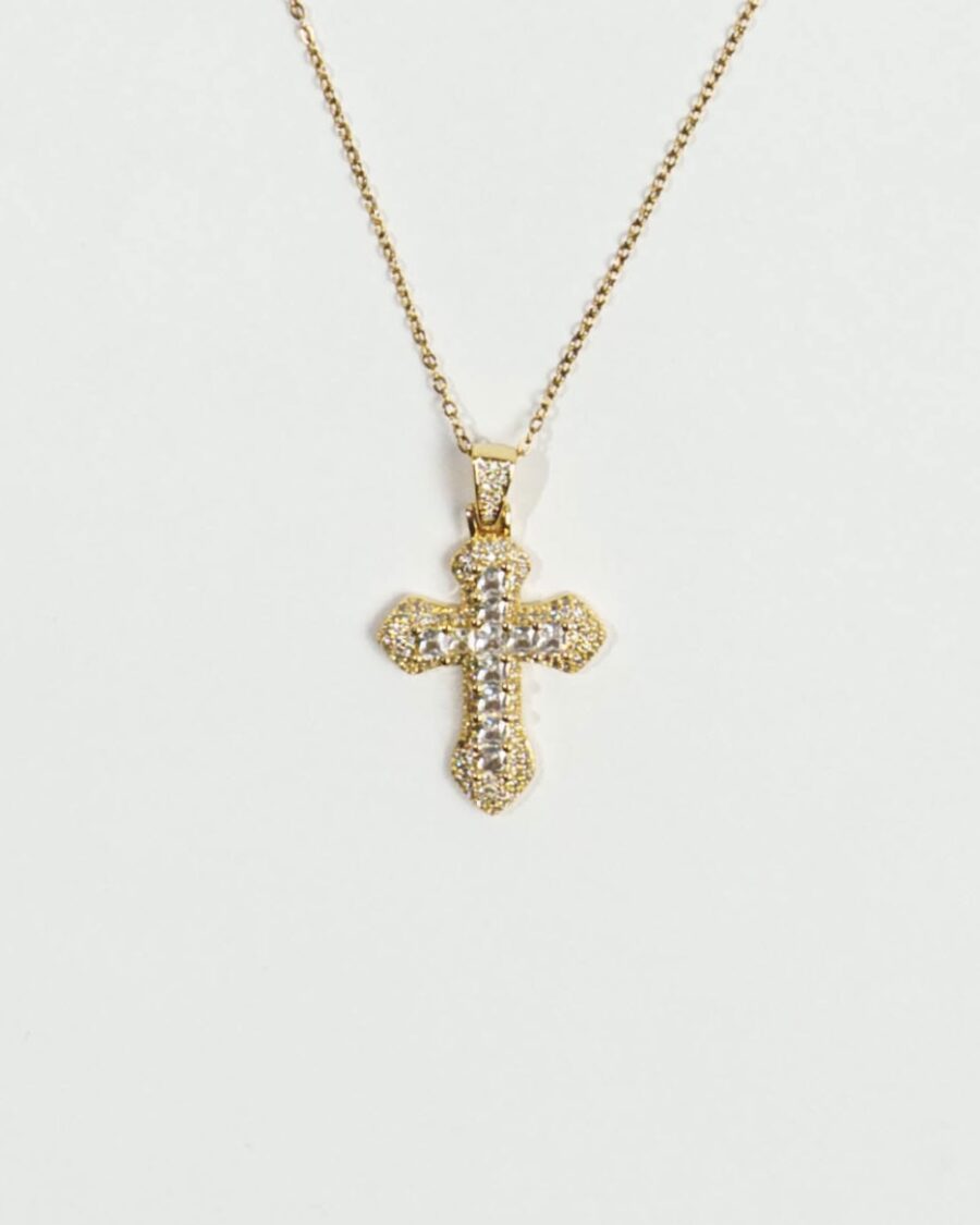 Rose Χρυσός Σταυρός