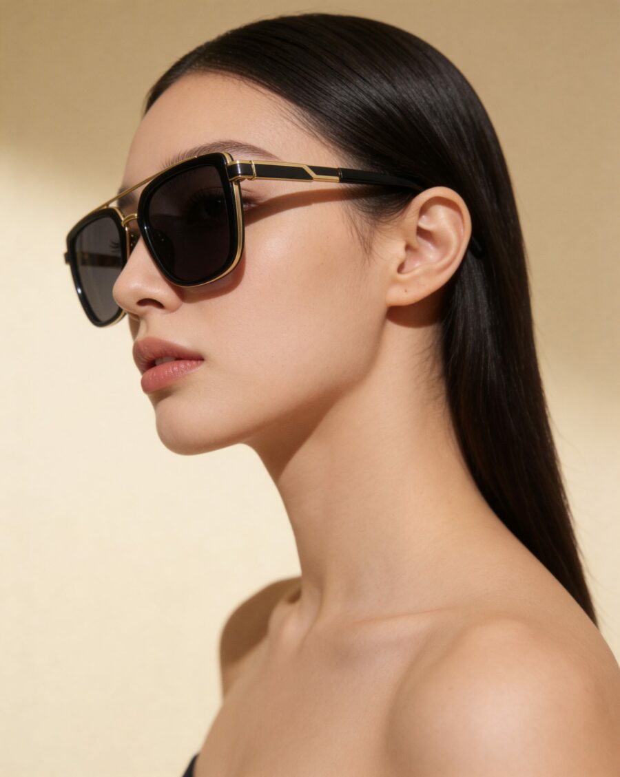 Lora Μαύρα Γυαλιά Ηλίου