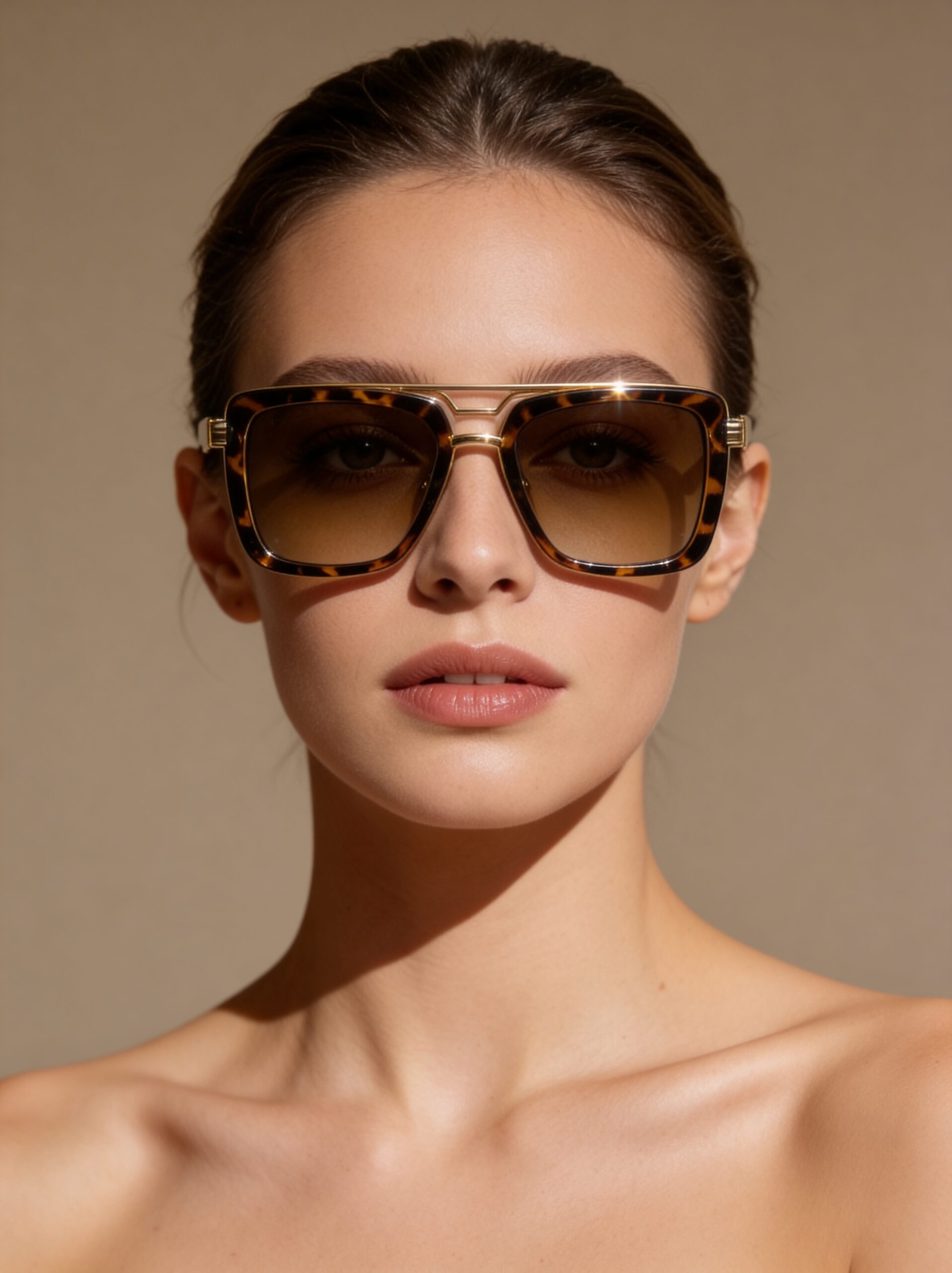 Lora Σκούρο Καφέ Ταρταρούγα  Γυαλιά Ηλίου