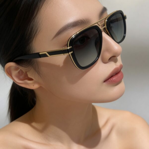 Lora Μαύρα Γαλάζια Γυαλιά Ηλίου