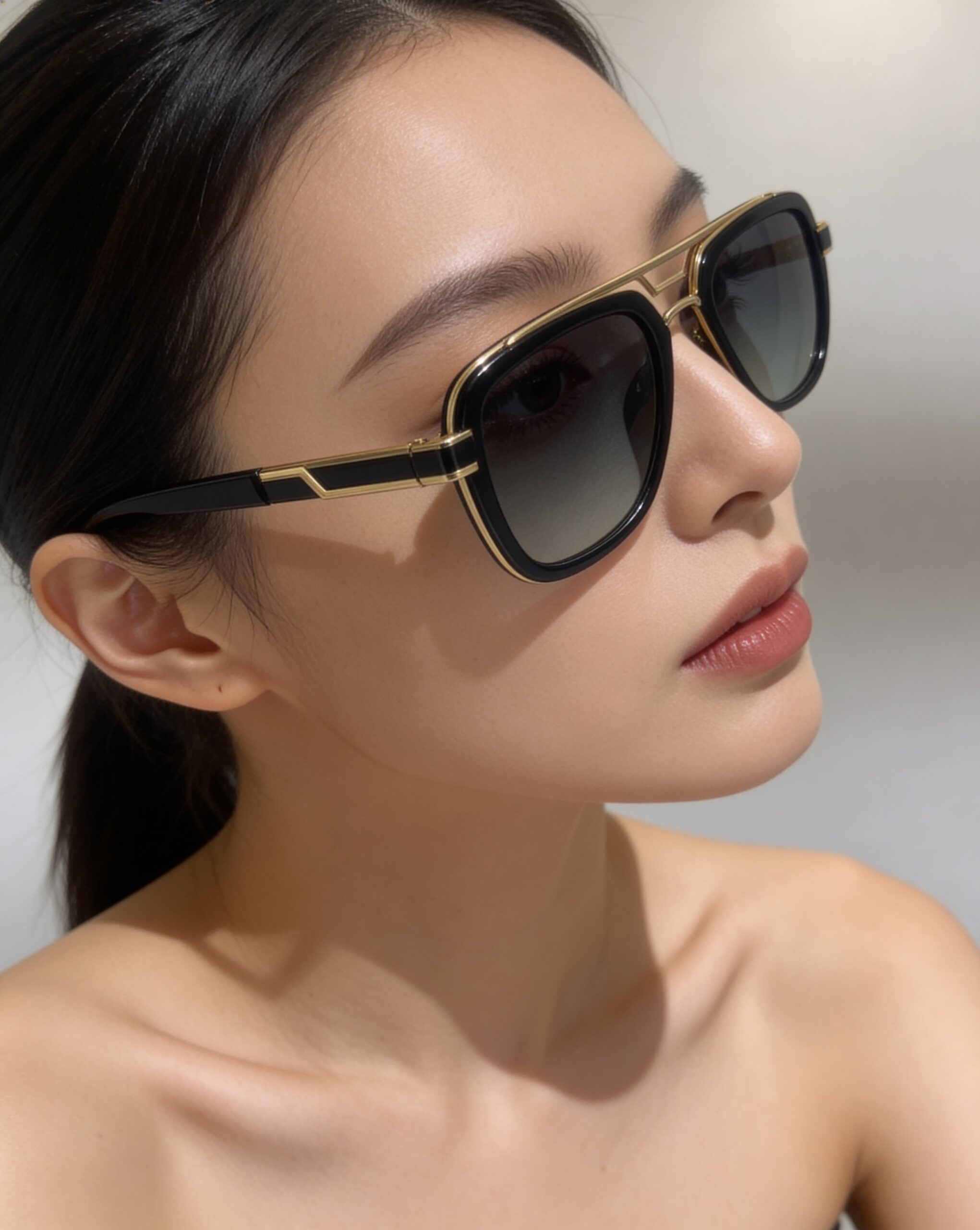 Lora Μαύρα Γαλάζια Γυαλιά Ηλίου