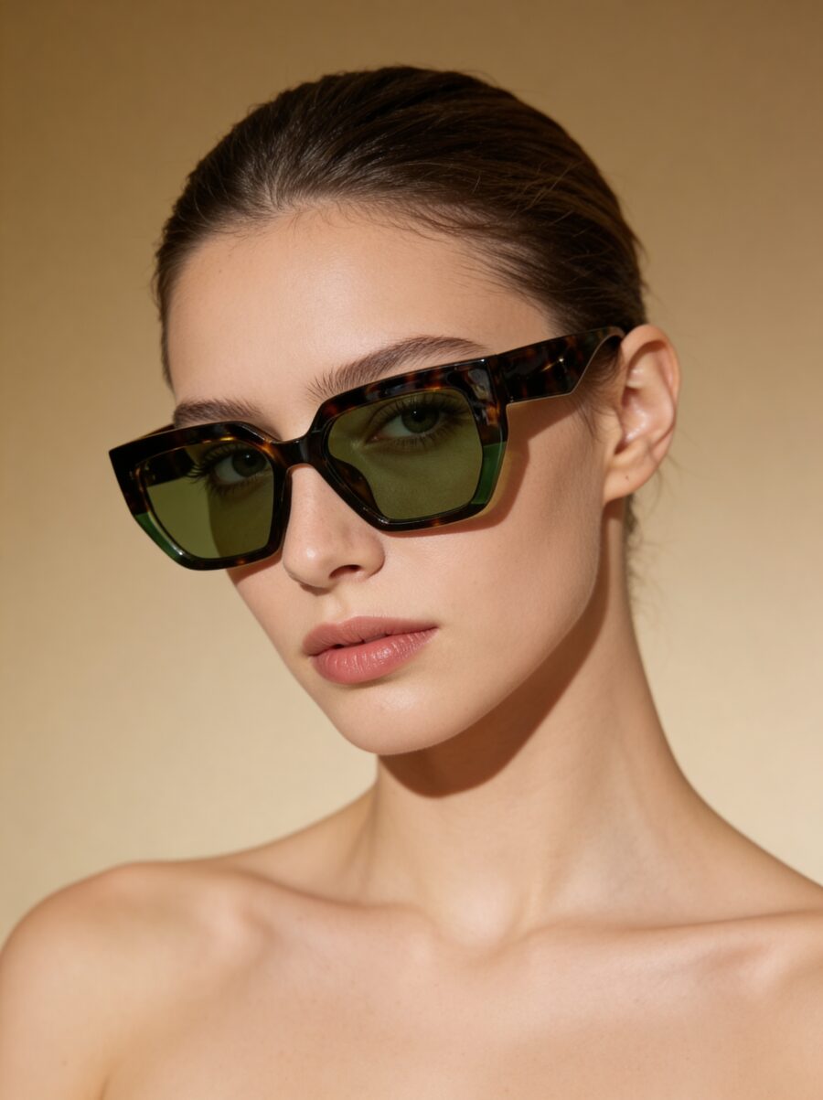 Leone Ταρταρούγα Πράσινα Γυαλιά Ηλίου