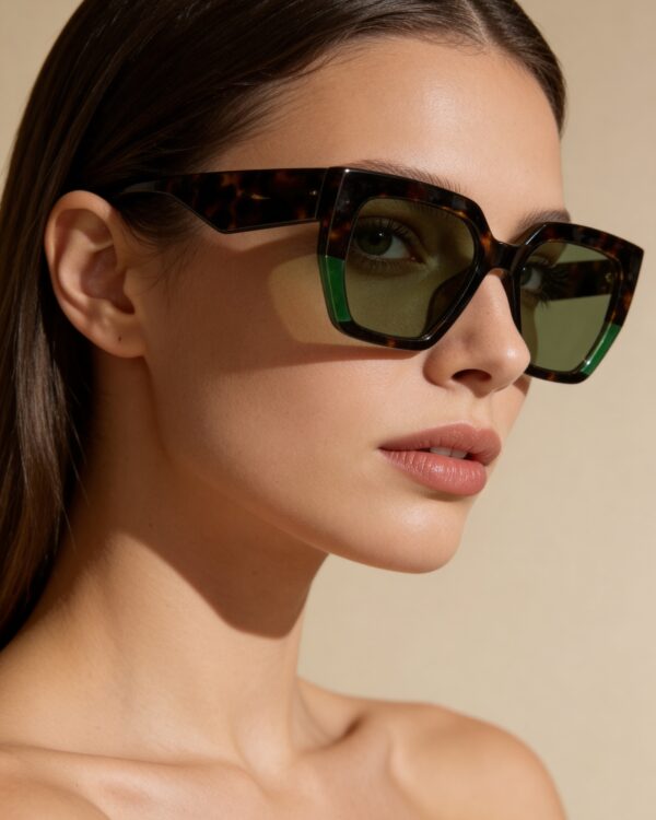 Leone Ταρταρούγα Πράσινα Γυαλιά Ηλίου