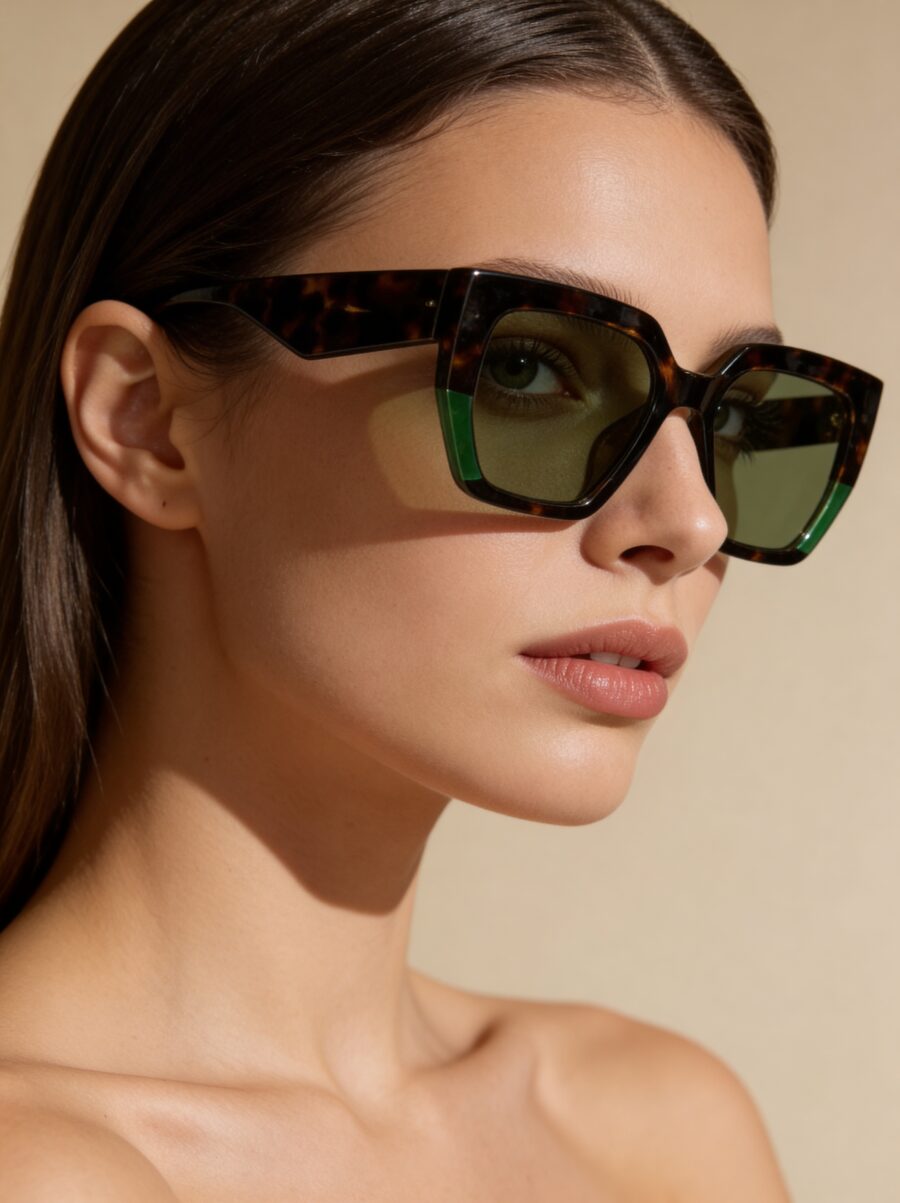 Leone Ταρταρούγα Πράσινα Γυαλιά Ηλίου