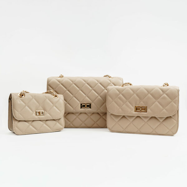 Merlin Μπεζ Τσάντα