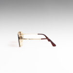 Jemima Χρυσά Καφέ Γυαλιά Ηλίου