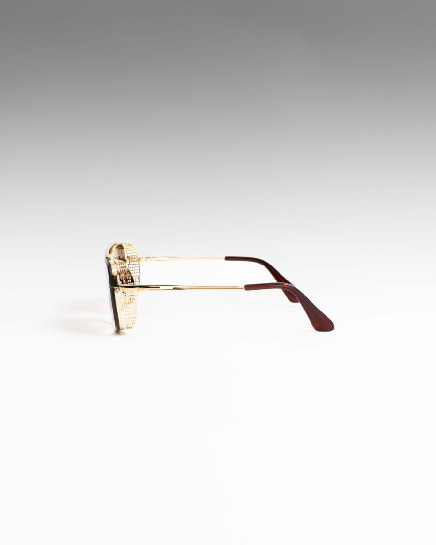 Jemima Χρυσά Καφέ Γυαλιά Ηλίου