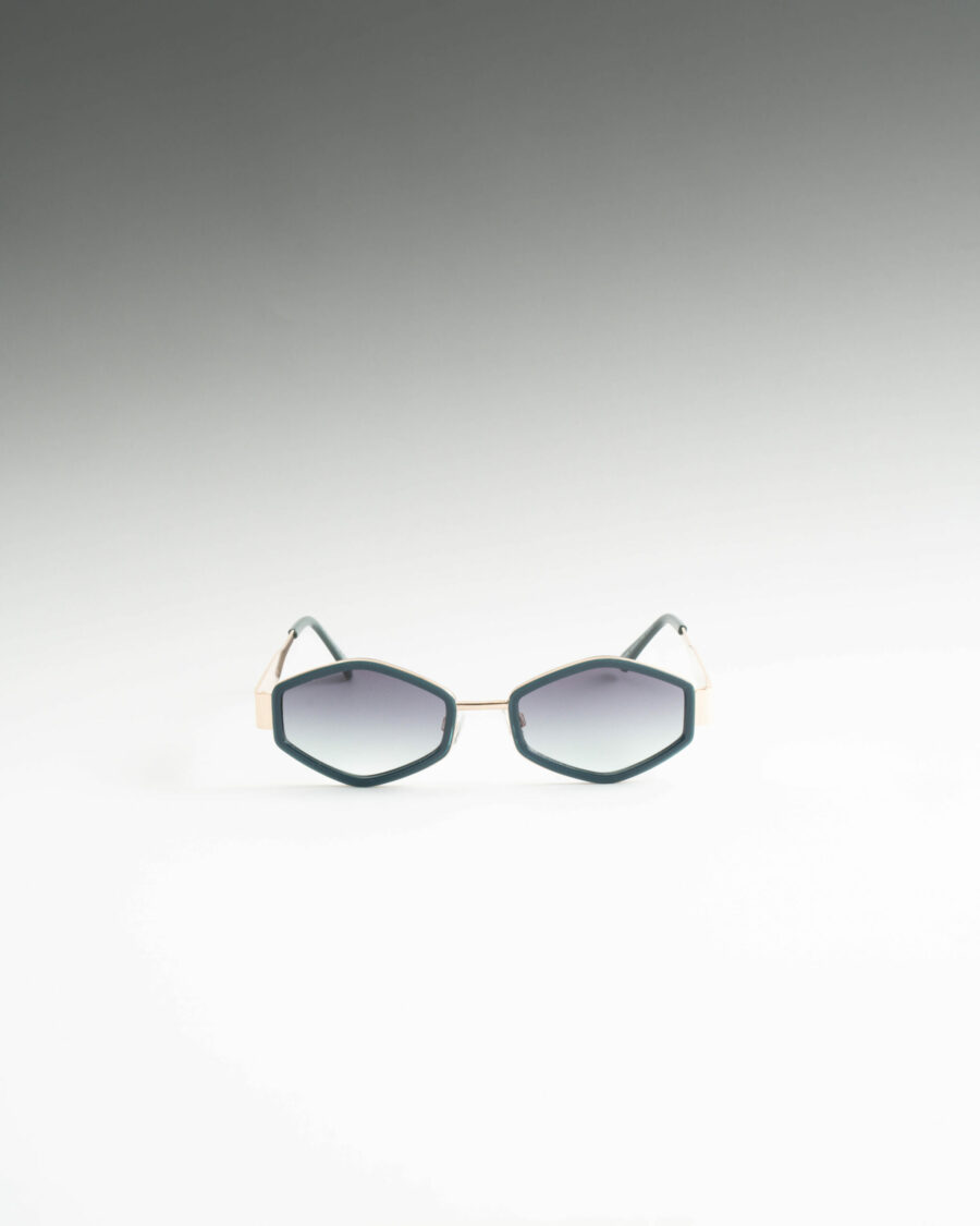 Adelin Χρυσά Πράσινα Γυαλιά Ηλίου