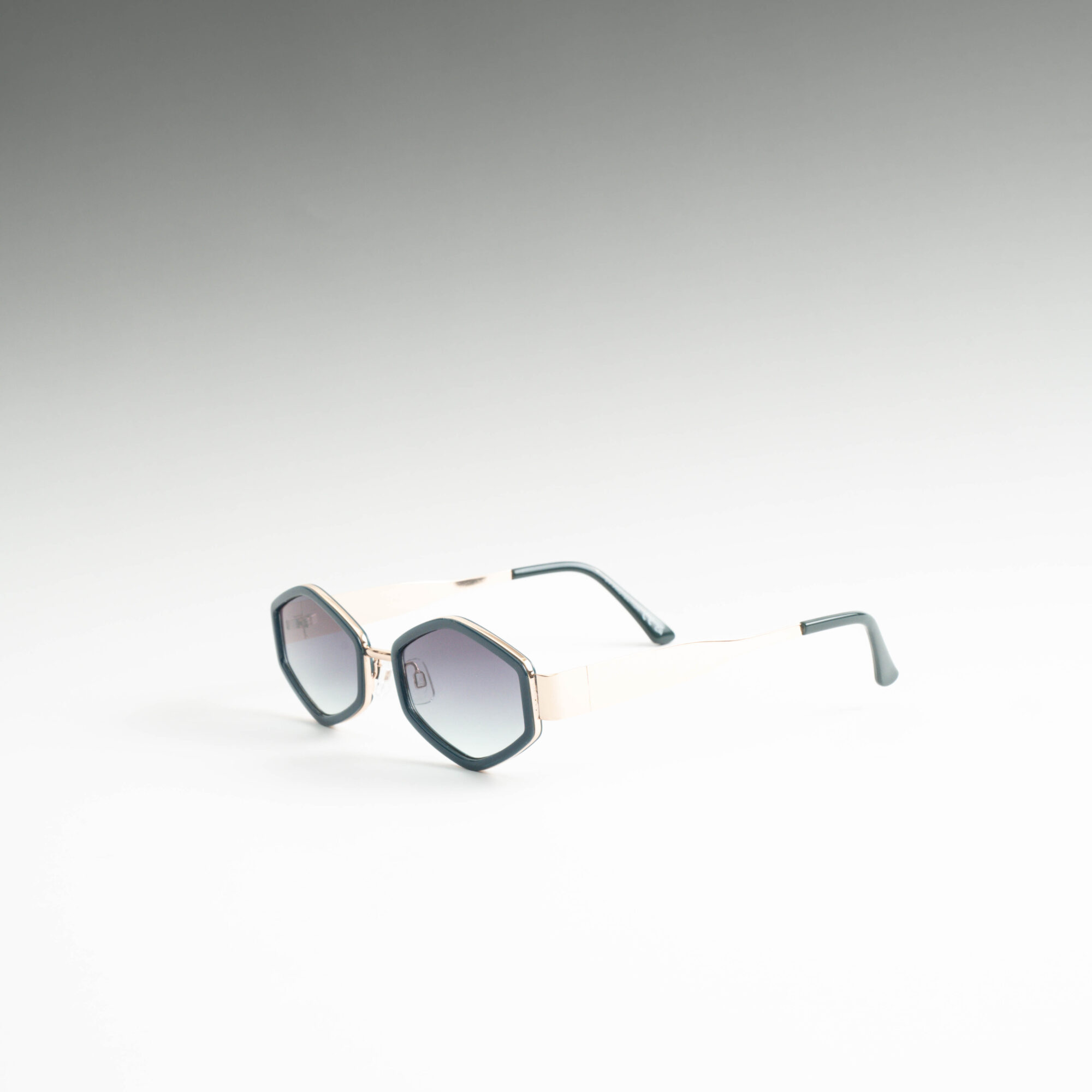 Adelin Χρυσά Πράσινα Γυαλιά Ηλίου