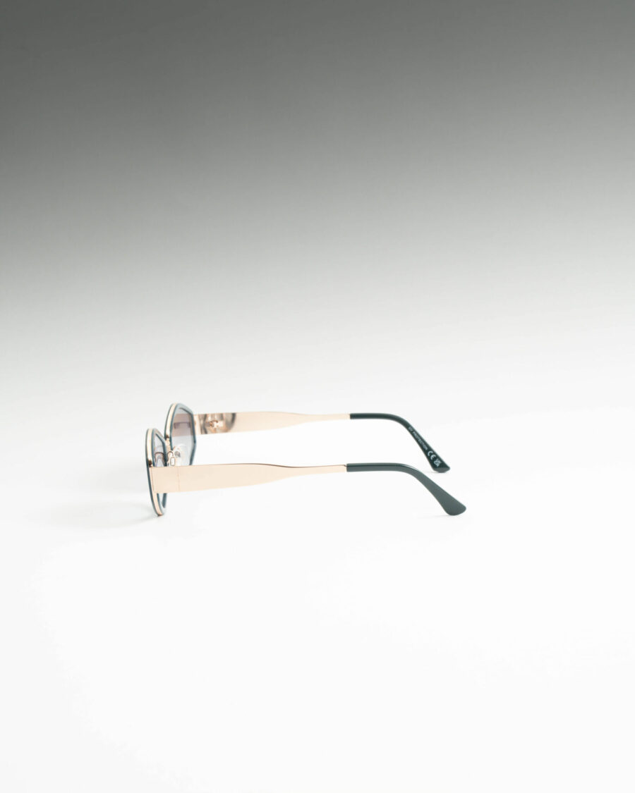 Adelin Χρυσά Πράσινα Γυαλιά Ηλίου