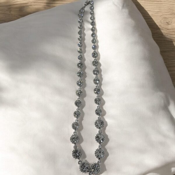 Asia Ασημί Κολιέ