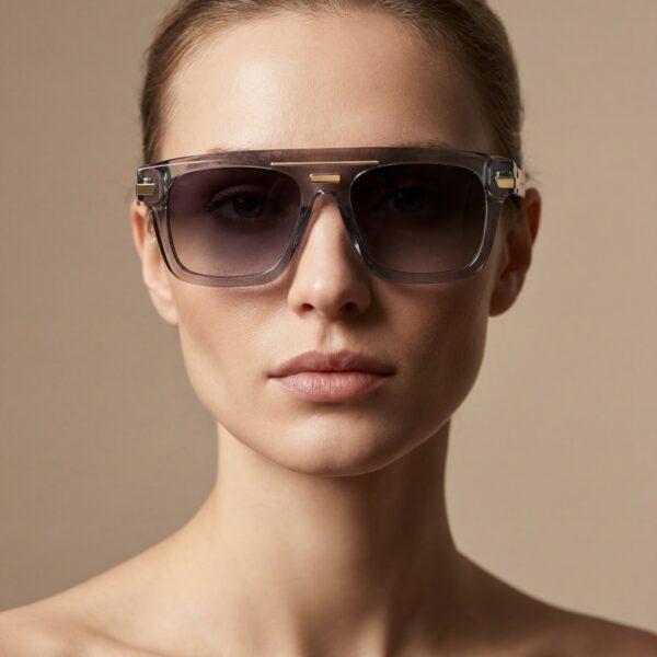 Memo Γυαλιά Ηλίου Γκρι Διάφανα