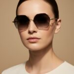 Gigi Χρυσά Γυαλιά Ηλίου Μαύρα Ντεγκράντε