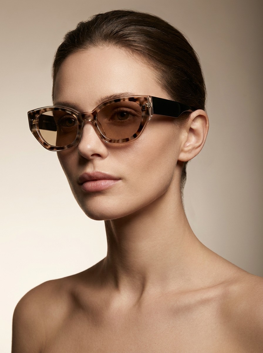 Laoura Μπεζ Ταρταρούγα Γυαλιά Ηλίου