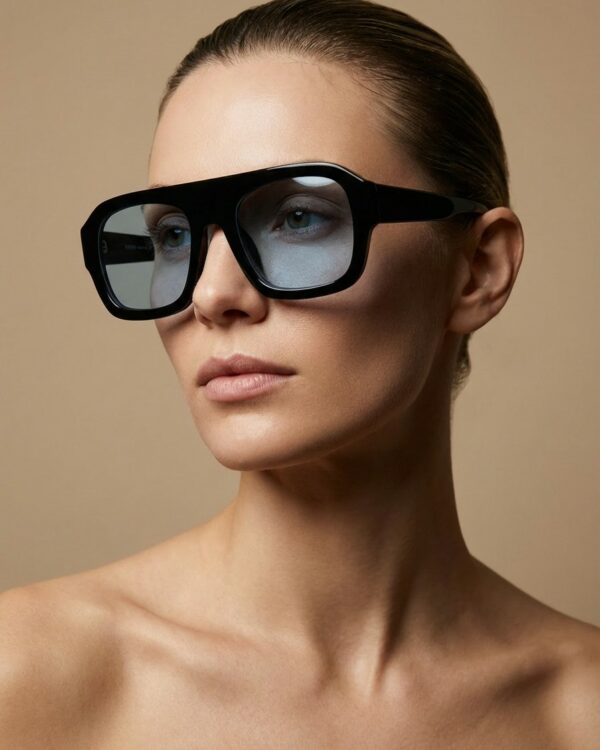 Lolita Μαύρα Γαλάζια Διάφανα Γυαλιά Ηλίου