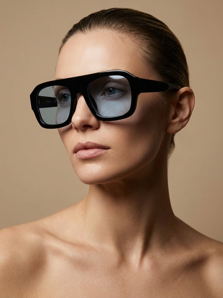 Lolita Μαύρα Γαλάζια Διάφανα Γυαλιά Ηλίου