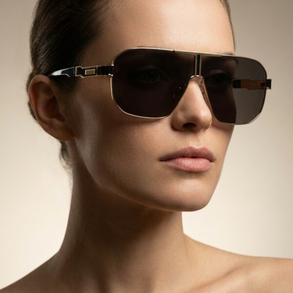 Gelka Χρύσα Μαύρα Γυαλιά Ηλίου