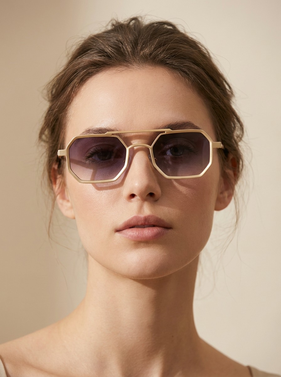 Cecilia Χρύσα Γκρι Μωβ Γυαλιά ηλίου