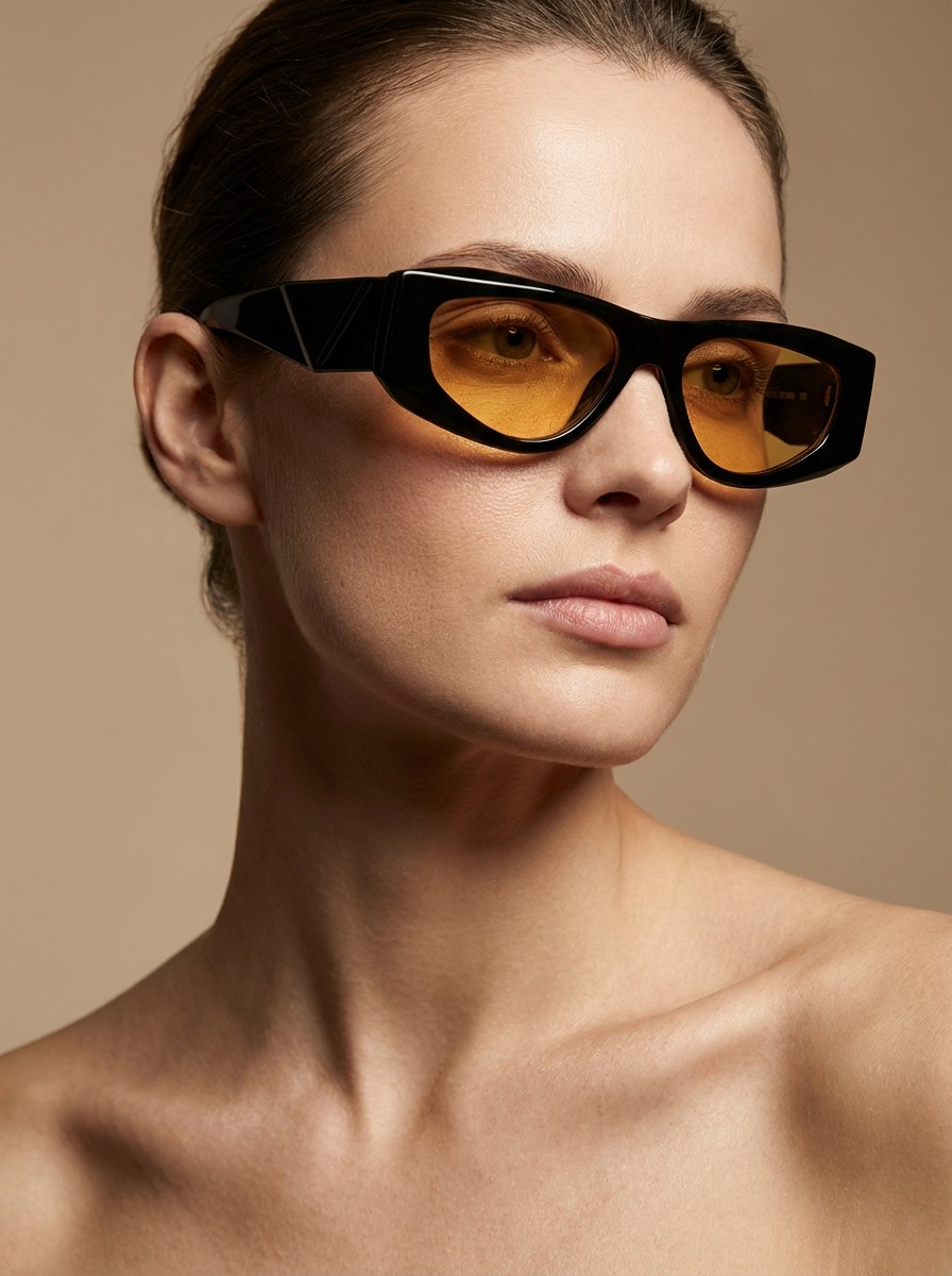 Peny Κίτρινα Διάφανα Γυαλιά Ηλίου