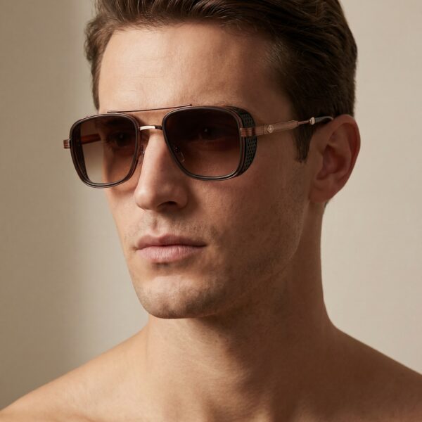 Geo Γυαλιά Ηλίου Καφέ Χάλκινο