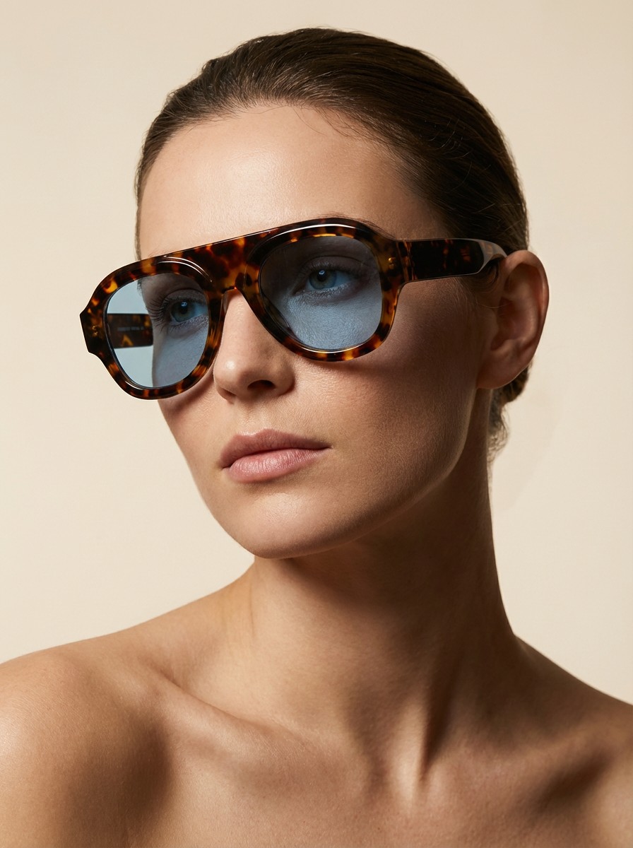 Peggy Ταρταρούγα Γαλάζια Διάφανα Γυαλιά ηλίου