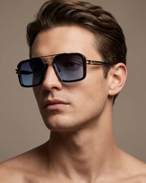 Erik Γυαλιά Ηλίου Μαύρο Μπλε