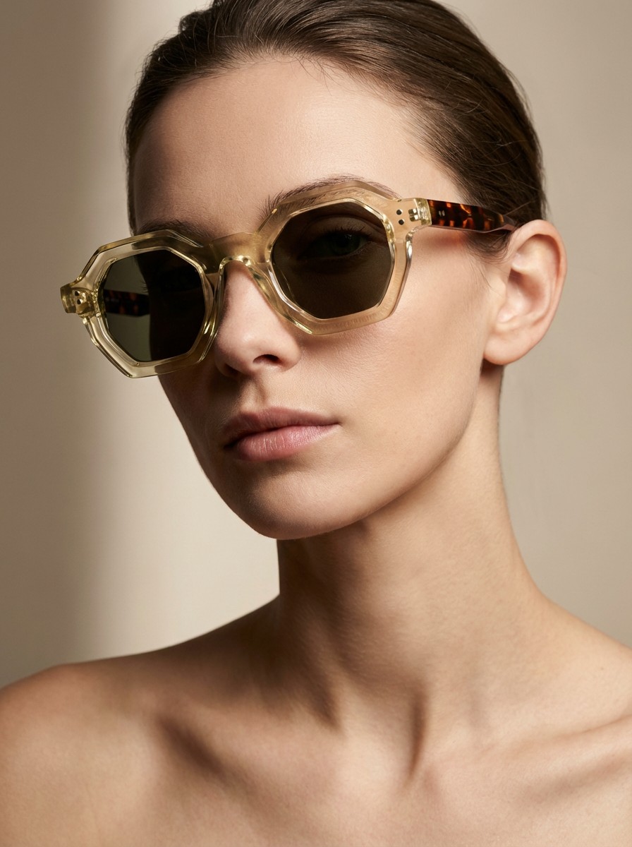 Den Κίτρινο Διάφανο Γυαλί Ηλίου