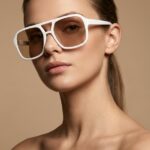 Mina Λευκά Γυαλιά Ηλίου