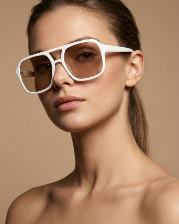 Mina Λευκά Γυαλιά Ηλίου