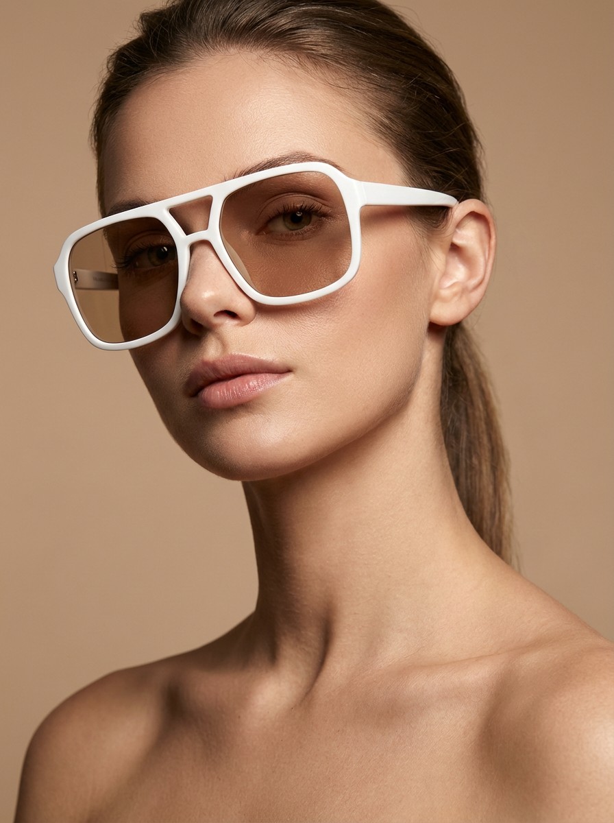 Mina Λευκά Γυαλιά Ηλίου