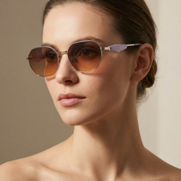 Geok Λιλά 3d γυαλιά ηλίου