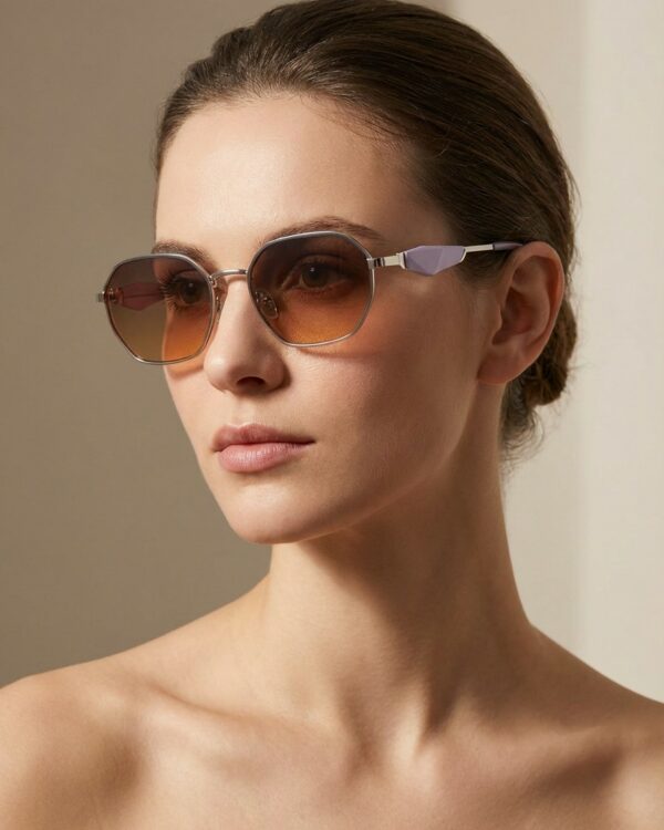 Geok Λιλά 3d γυαλιά ηλίου